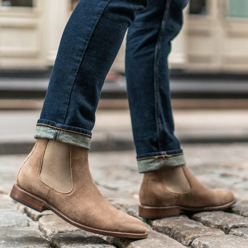 CHELSEA BOOTS-BEIGE - Main Image