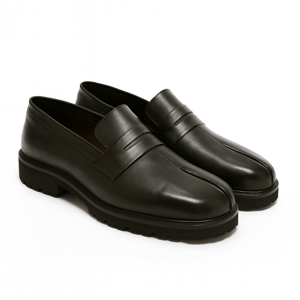 TABI TOE SLIP-ONS-BLACK