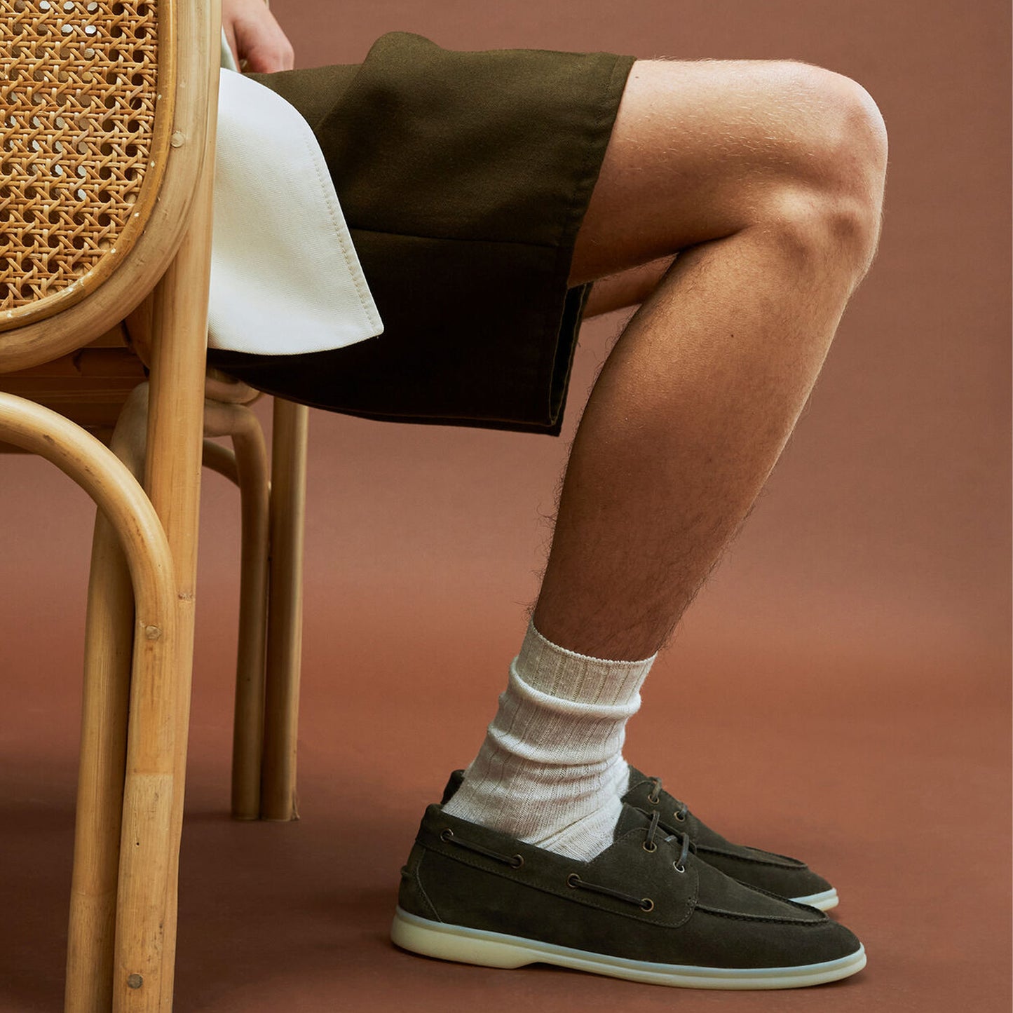 BOAT SHOES-OLIVE