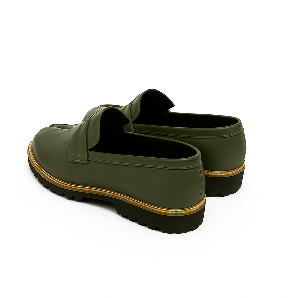 TABI-TOE SLIP-ONS-OLIVE