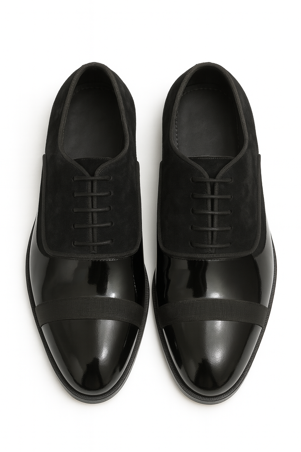 BLACK PATENT OXFORD