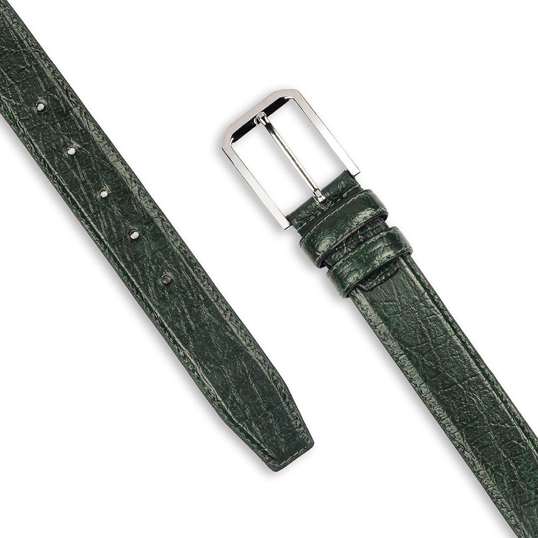 Textured belt - Green