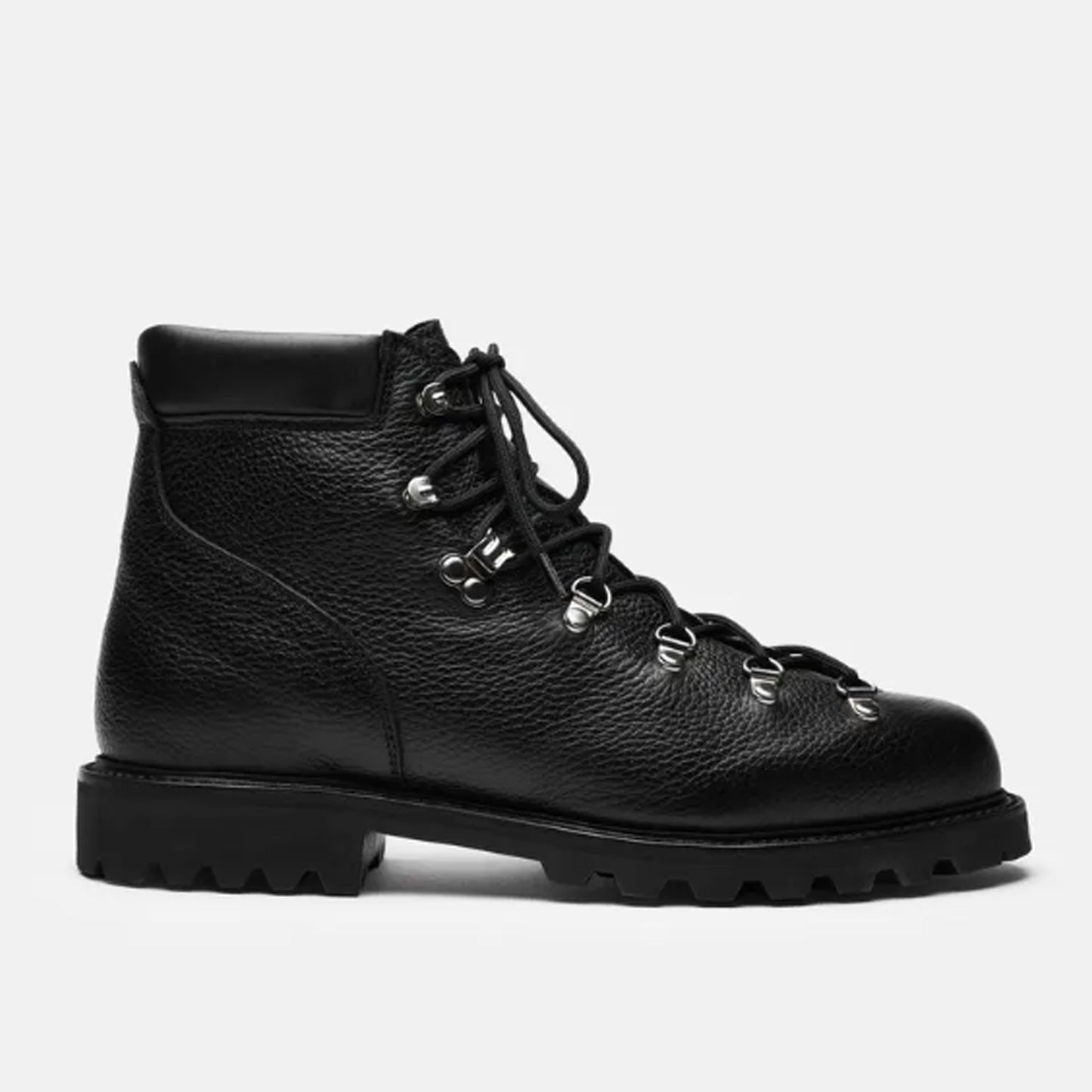 Textured Boot With Commando Out Sole