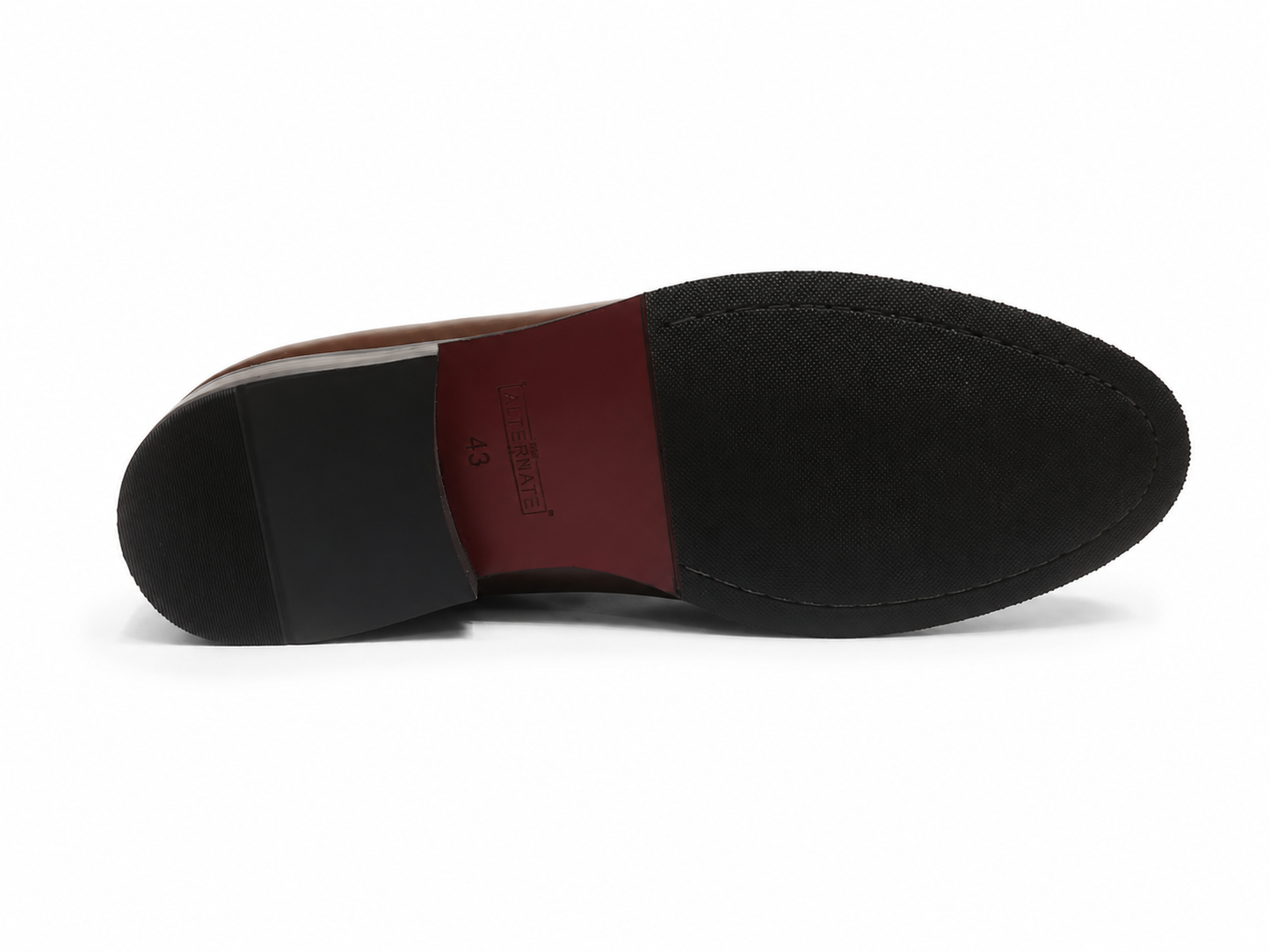 Croco hook Loafer - BROWN