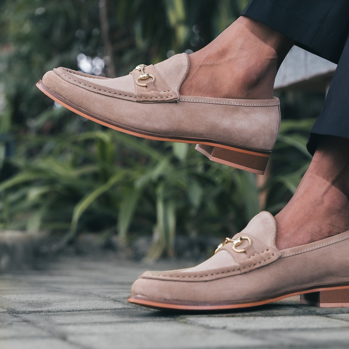 BIT LOAFERS- BEIGE - Main Image