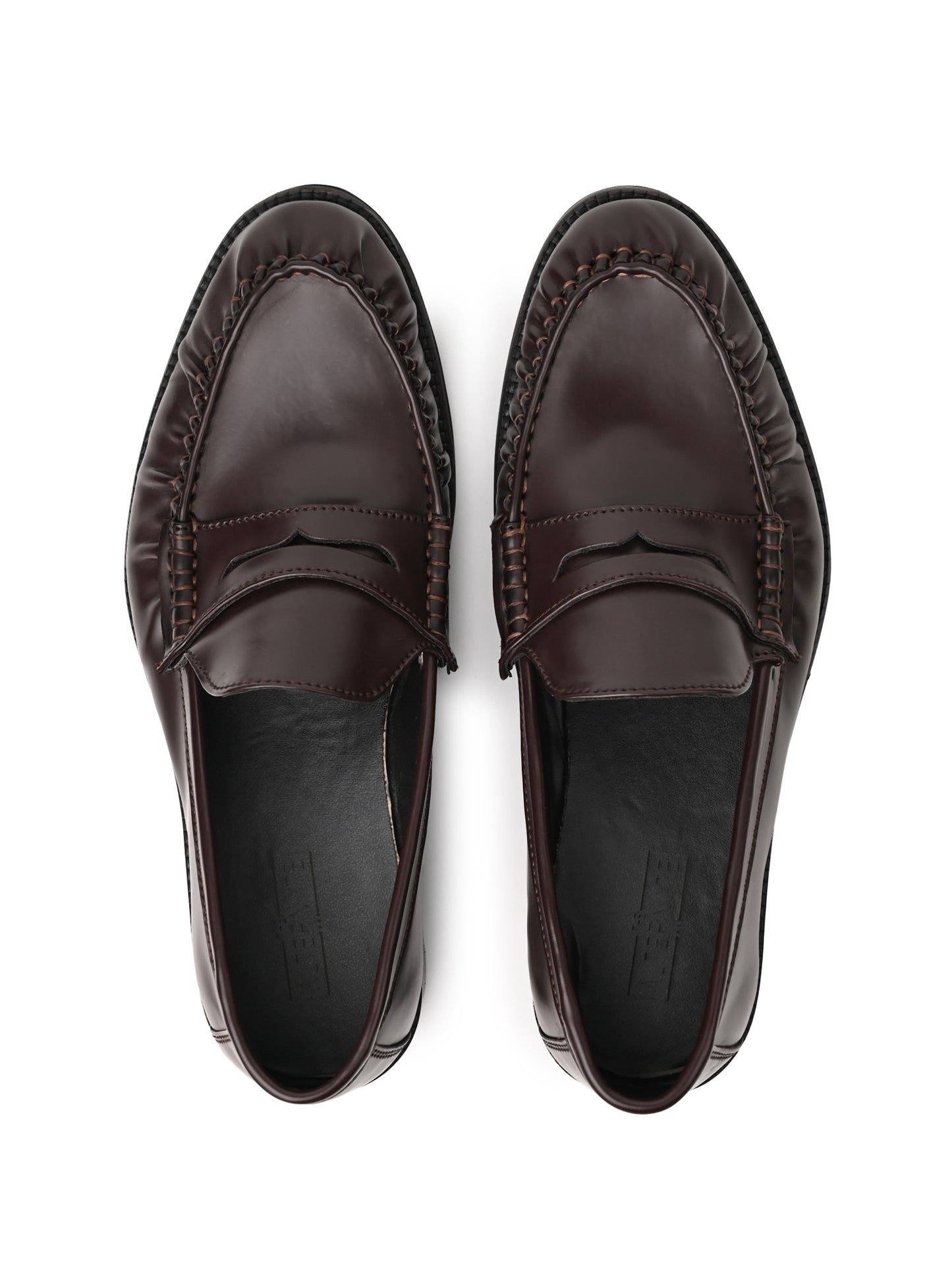 UNLINED WOVEN PENNY LOAFERS-CHERRY