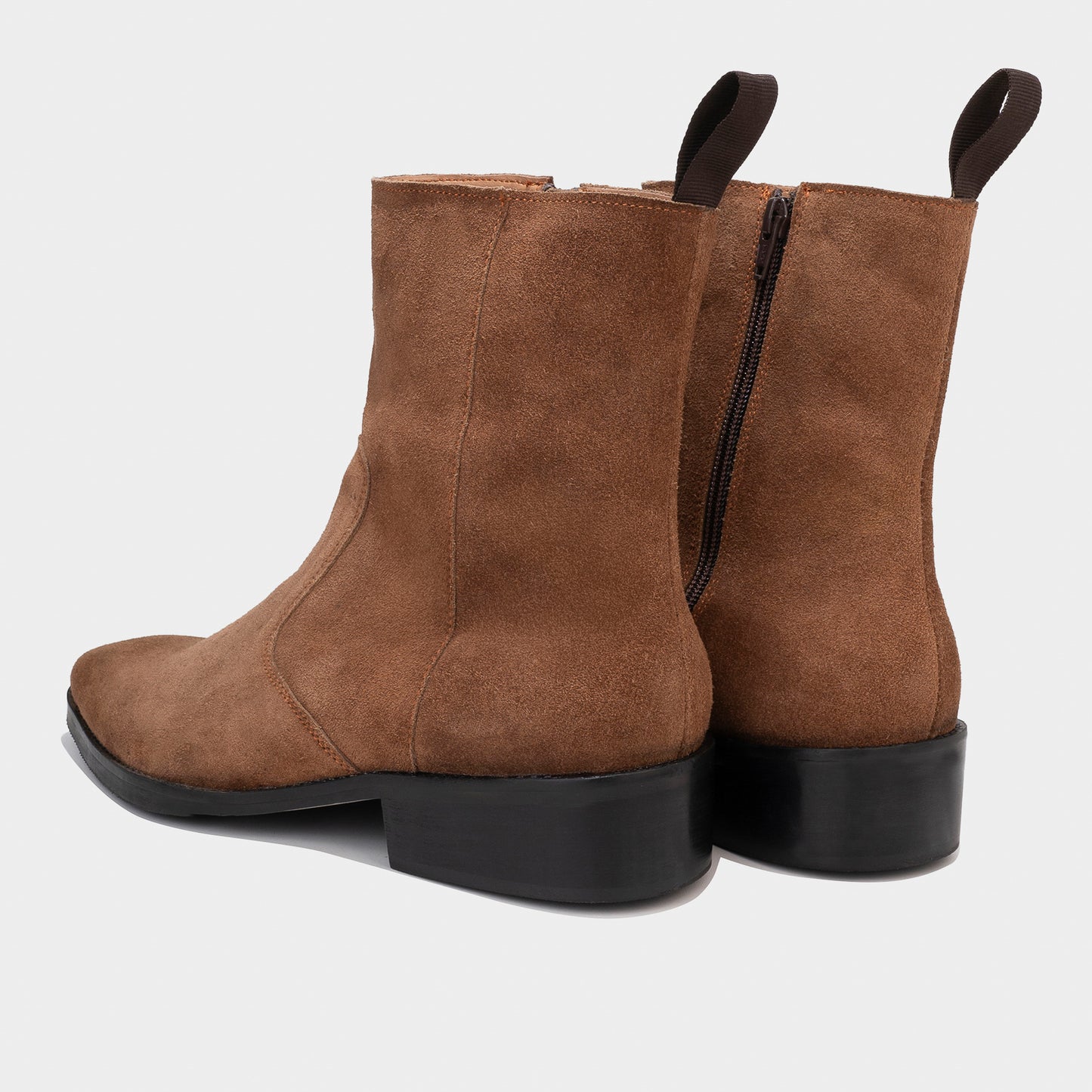 DESERT SUEDE ANKLE BOOTS-TAN