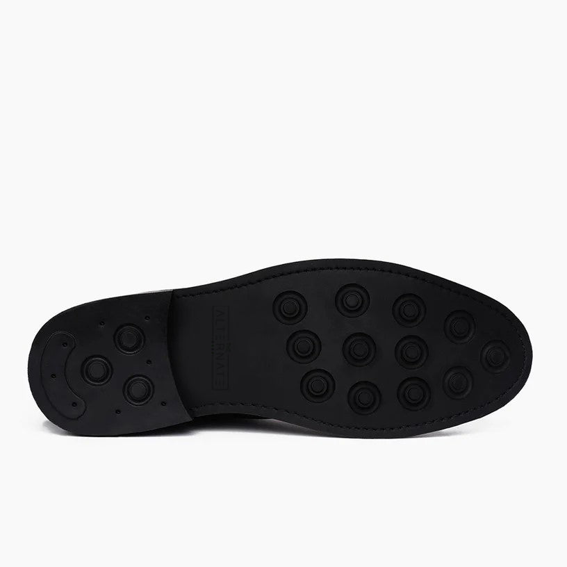 NUBUCK COMBAT BOOTS-SUEDE BLACK