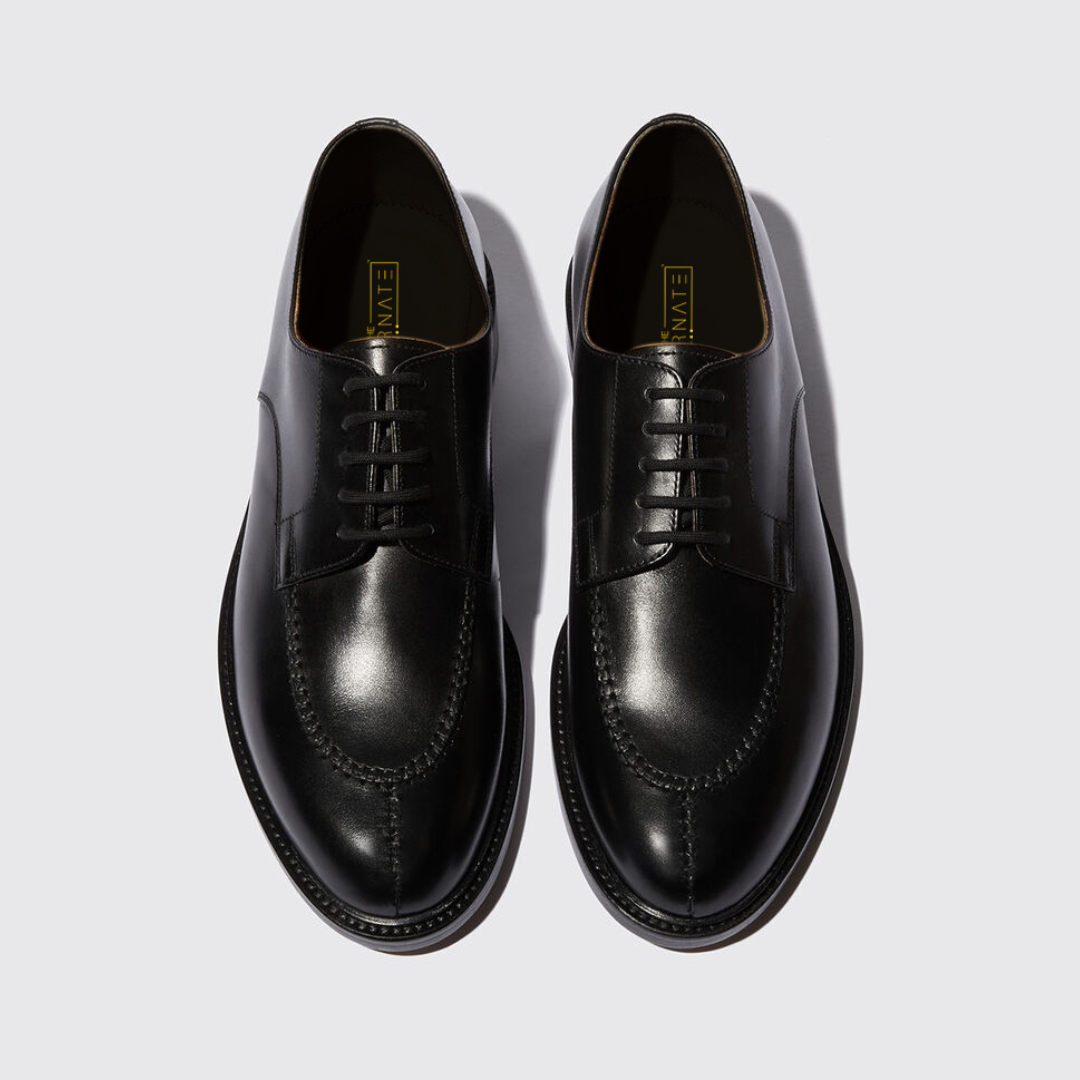 DERBY SHOES-BLACK