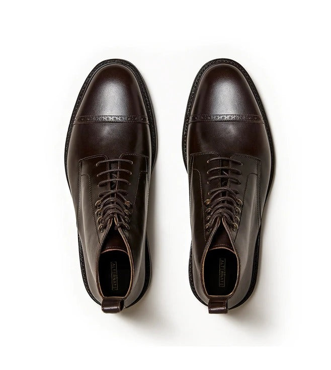 THE ALTERNATE CHOCOLATE BROWN LACE BOOT