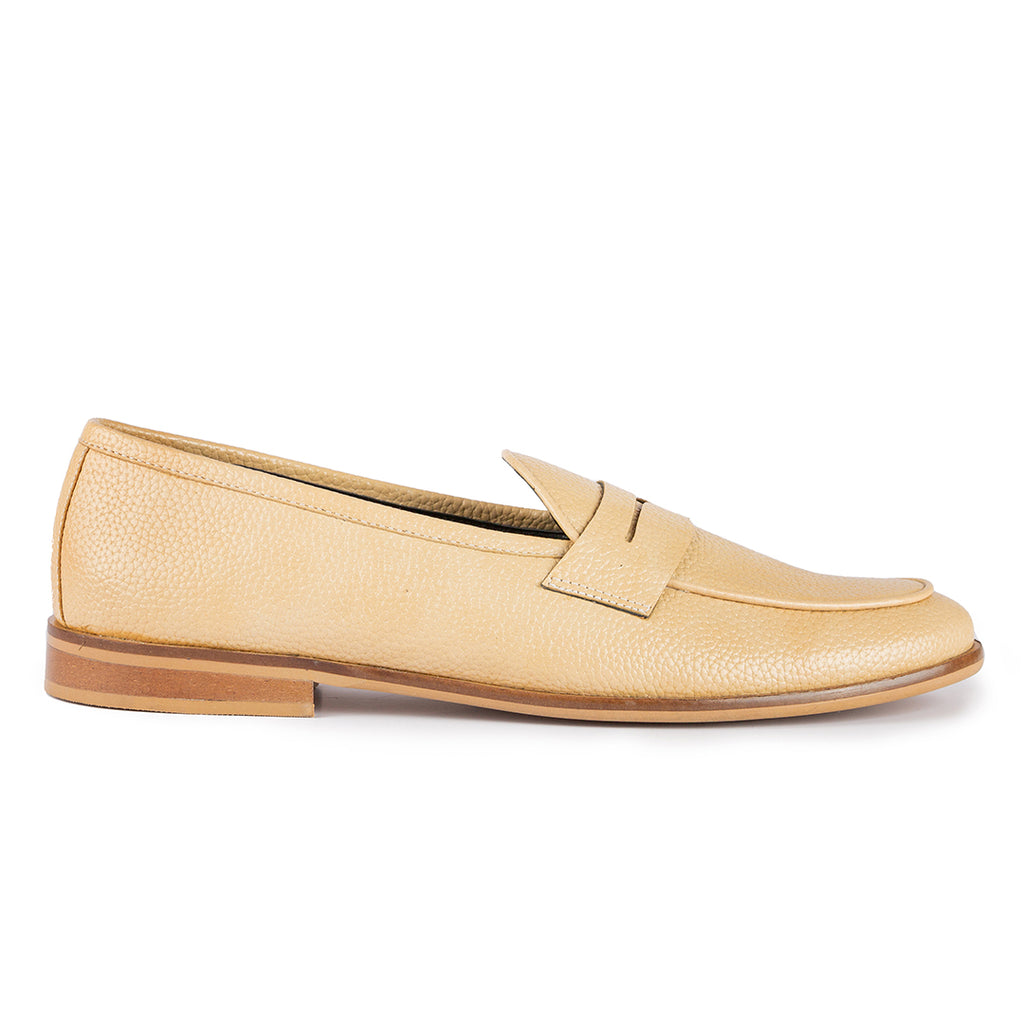 PENNY LOAFERS- BEIGE