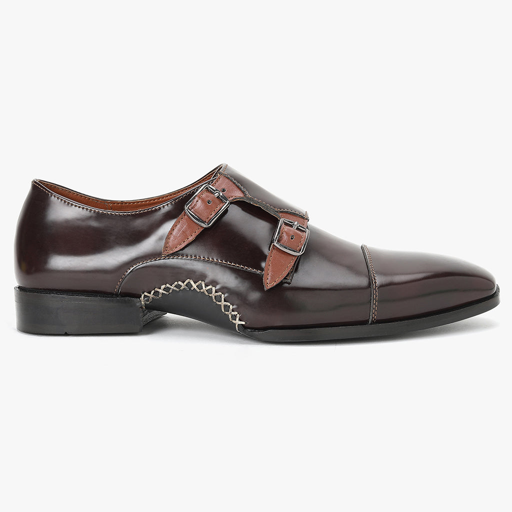 MONK STRAPS WITH OPANKA DETAILING - HEIGHT ELEVATION