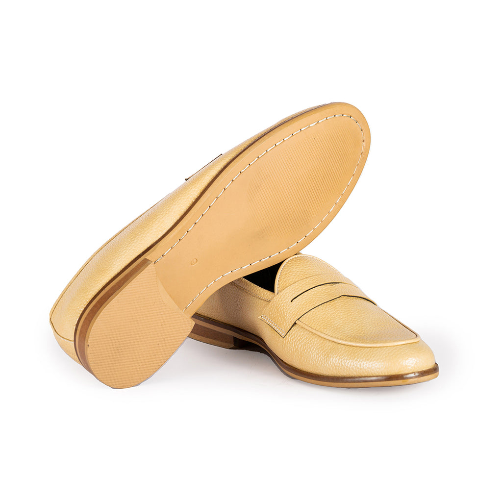 PENNY LOAFERS- BEIGE
