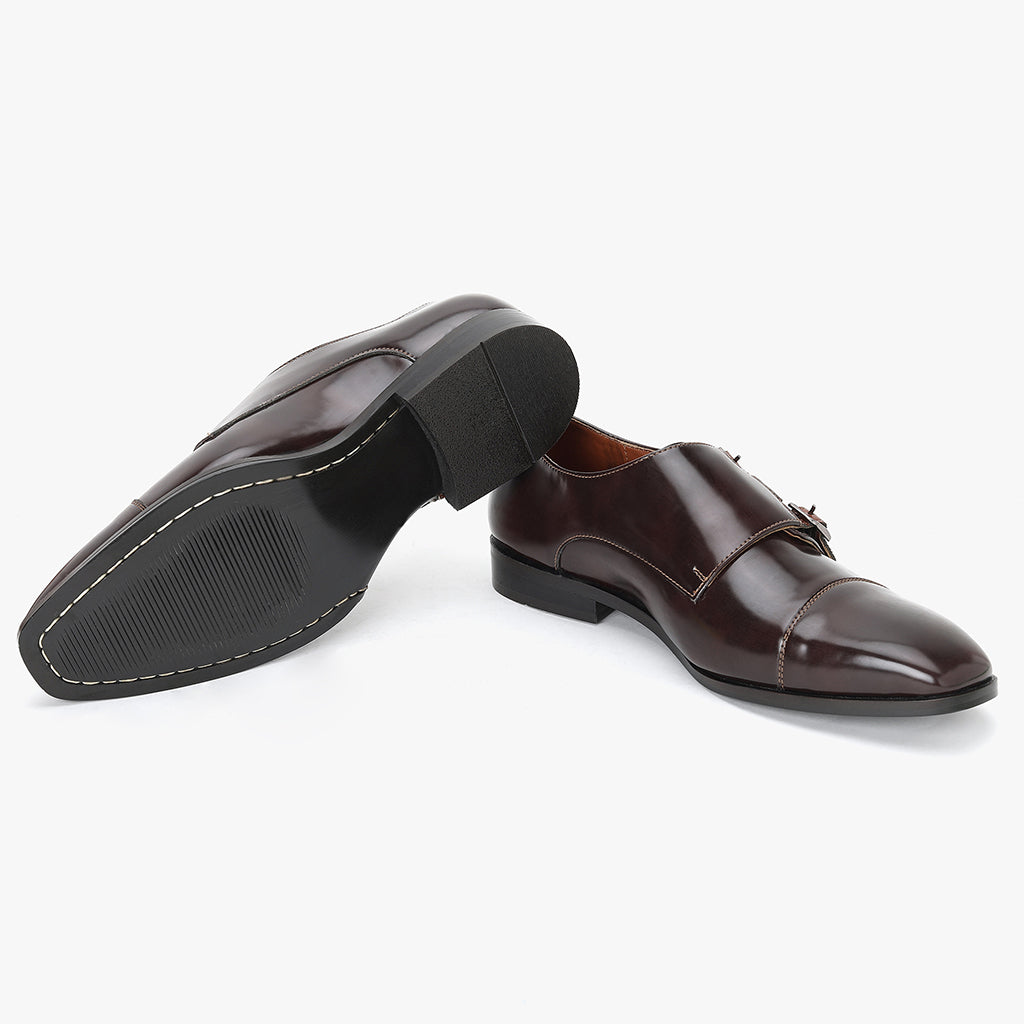 MONK STRAPS WITH OPANKA DETAILING - HEIGHT ELEVATION