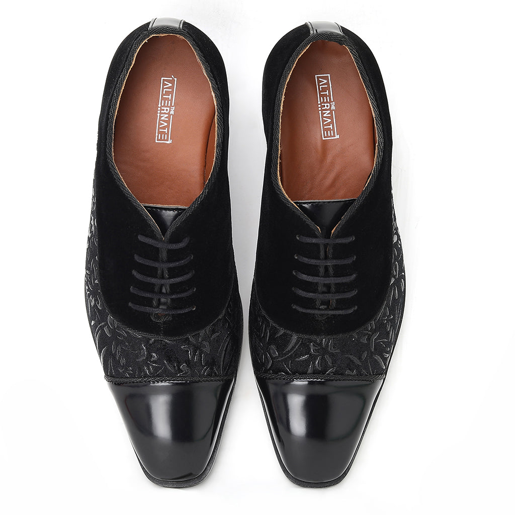 OXFORDS WITH TOE CAP - HEIGHT ELEVATION