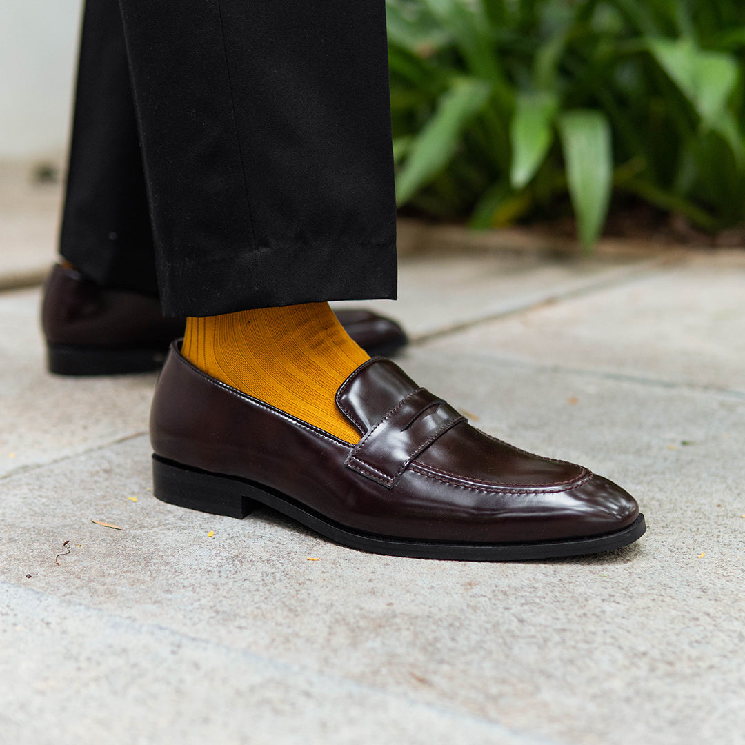 PENNY LOAFERS-CHERRY - Main Image