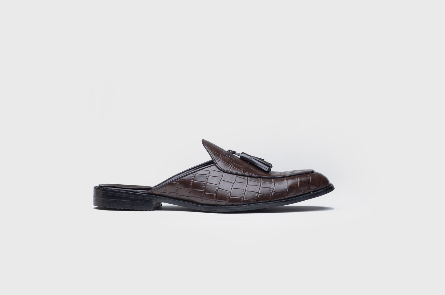 ALLIGATOR MULES-BROWN