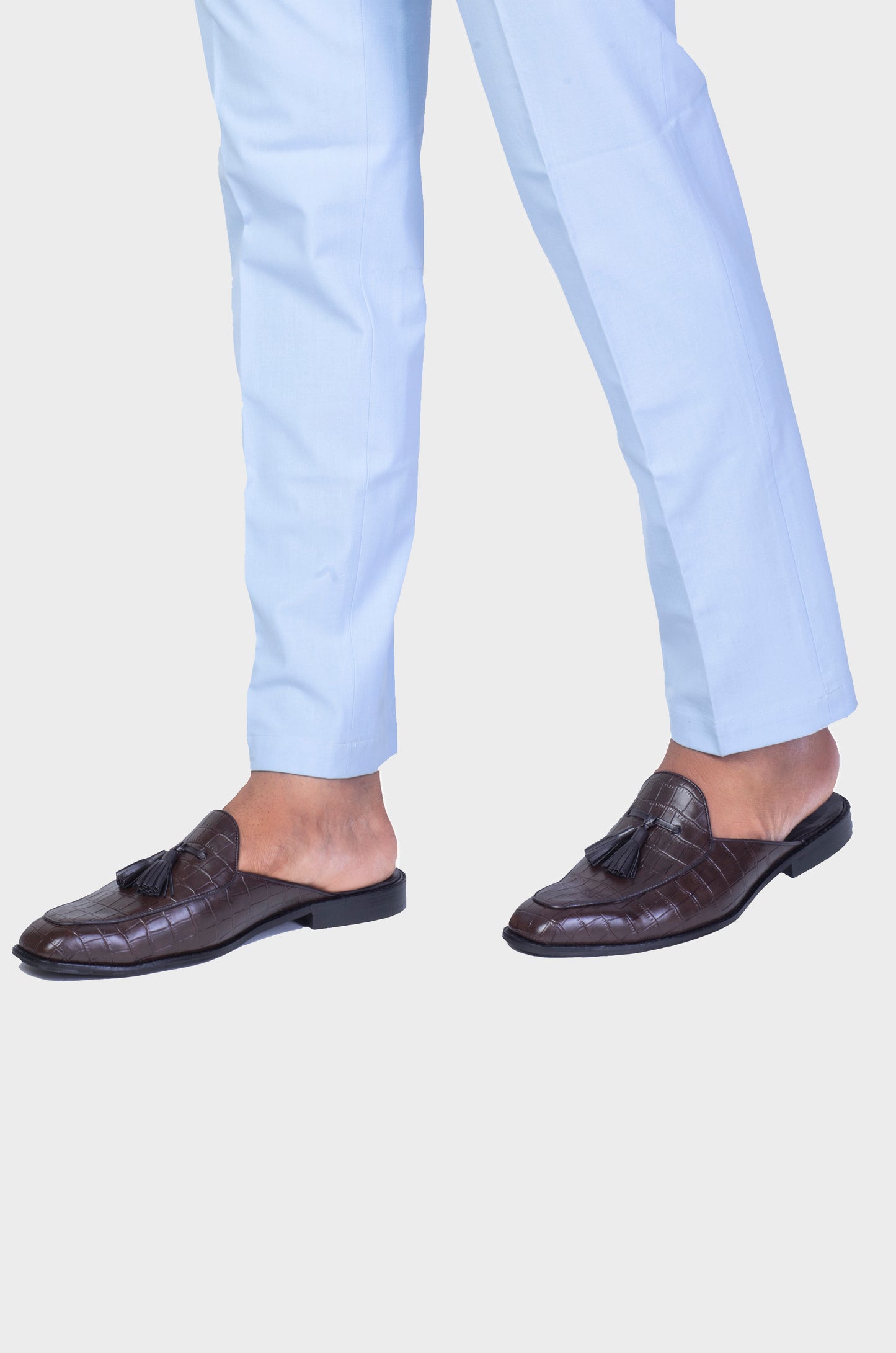 ALLIGATOR MULES-BROWN