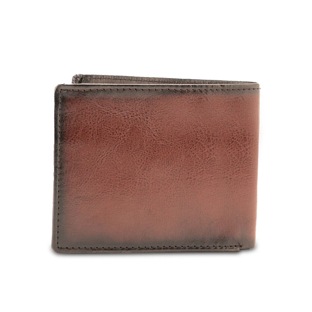 Hand painted wallet- Brown