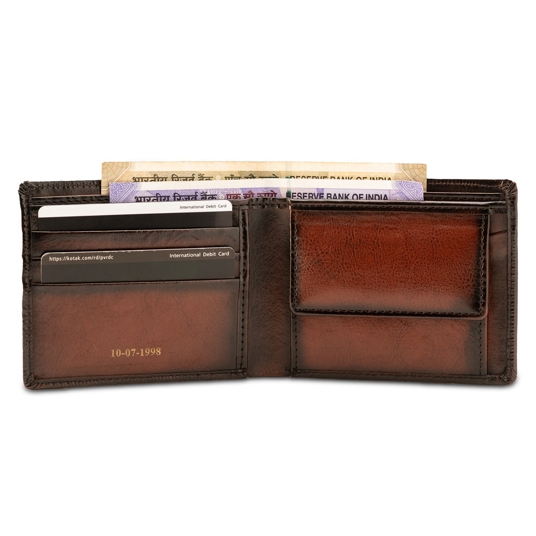 CUSTOMISED WALLET WITH EMBOSSING