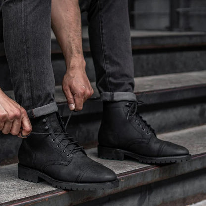 Combat Boot Thursday Boots Black Matte Black Matte Captain