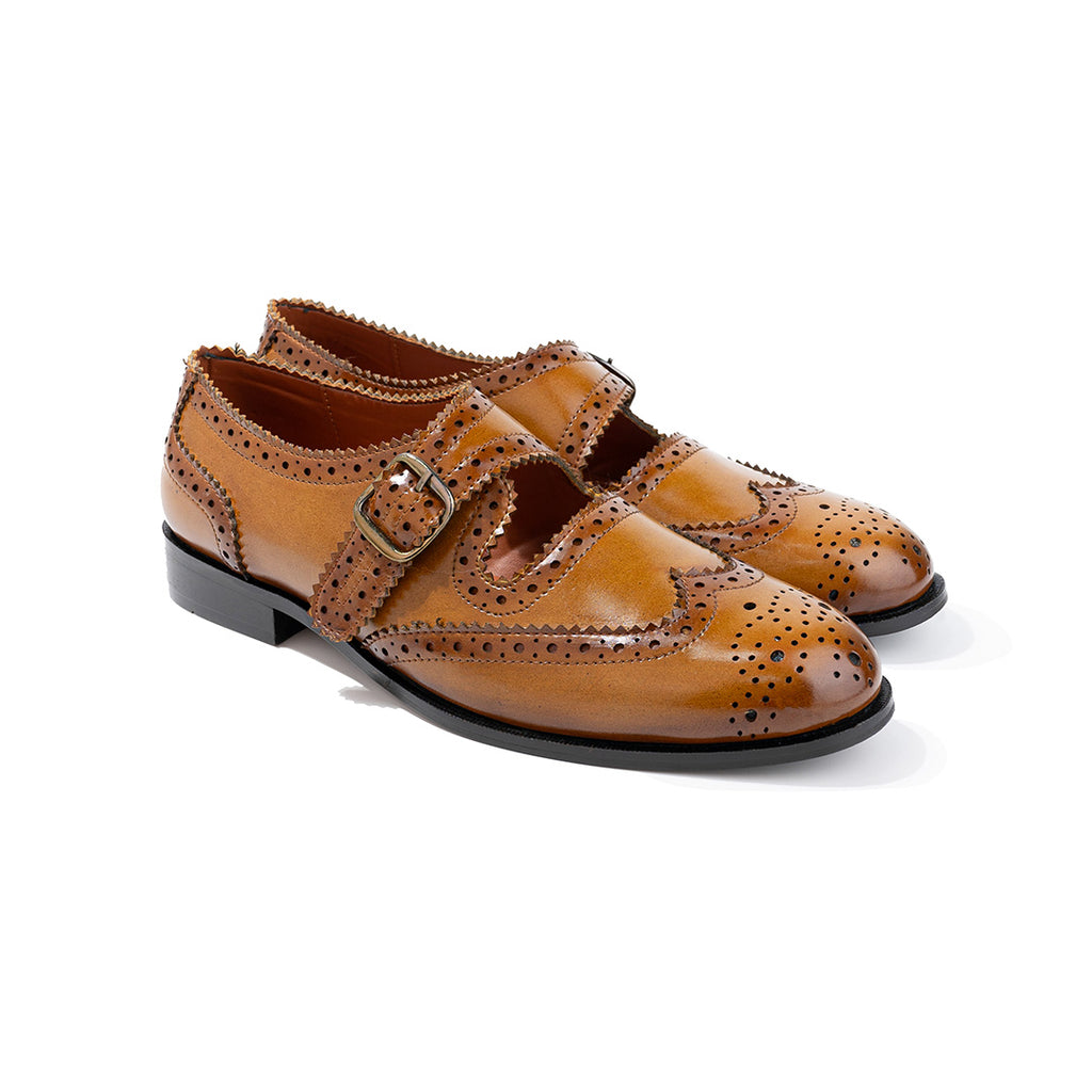 The Alternate sandals with brogue detail