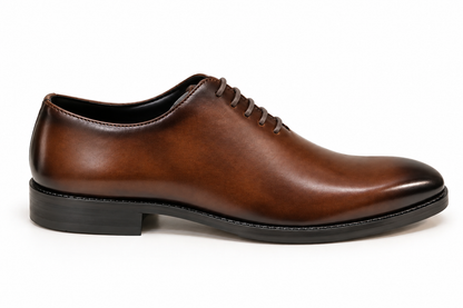 WHOLECUT LACE-UP- BROWN