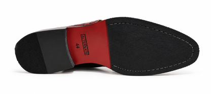 CROCO SANDALS-BROWN