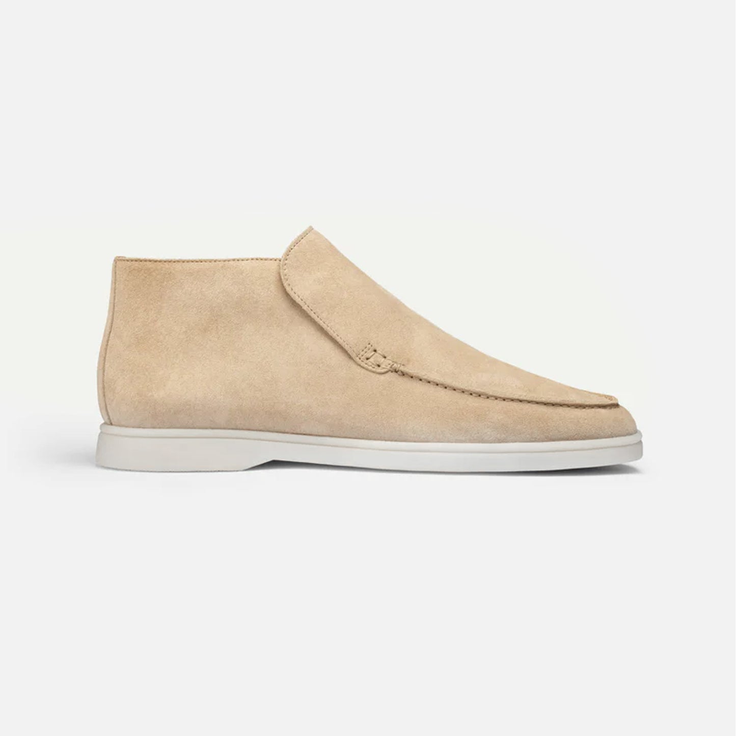 Suede Boots With Rubber Out Sole