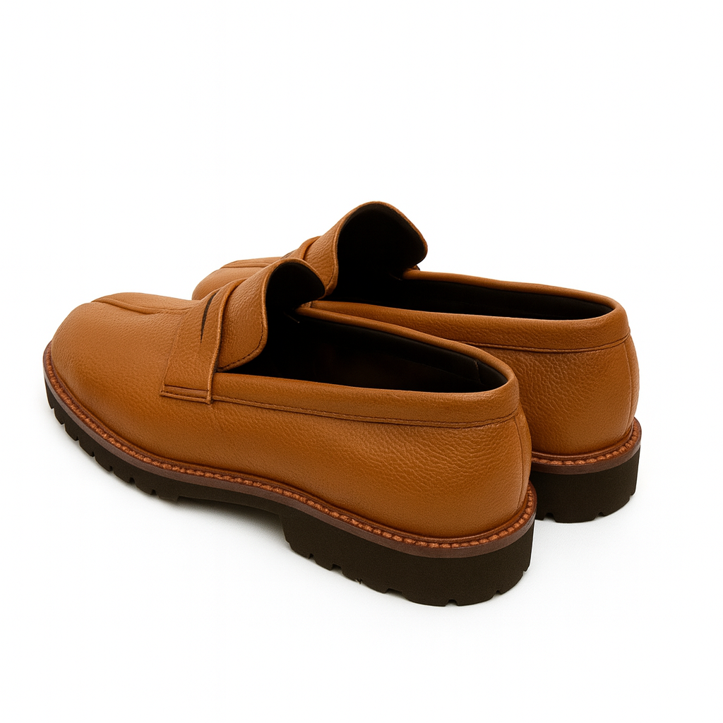 TABI-TOE SLIP-ONS-TAN