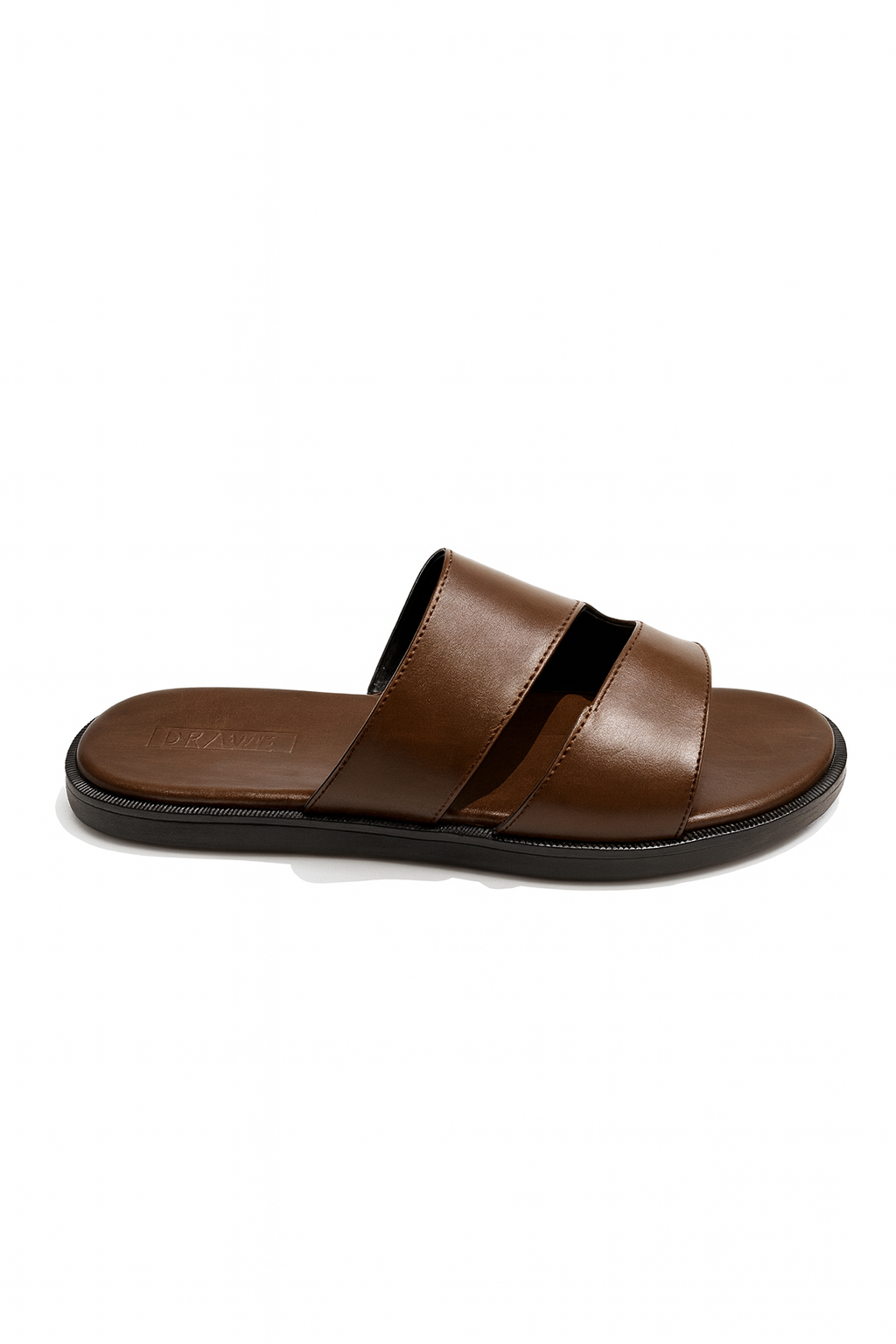 CROSSCUT SANDALS- BROWN