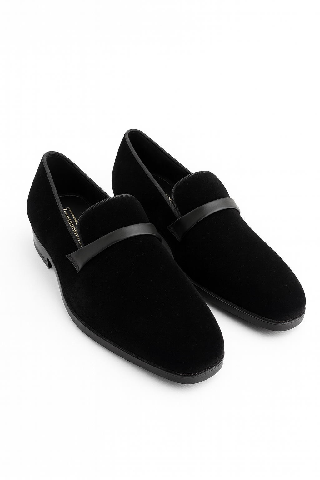 MIDNIGHT VELVET LOAFER- BLACK