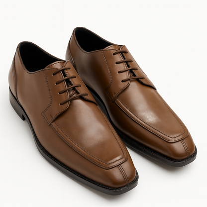 DERBY LACE UPS-BROWN