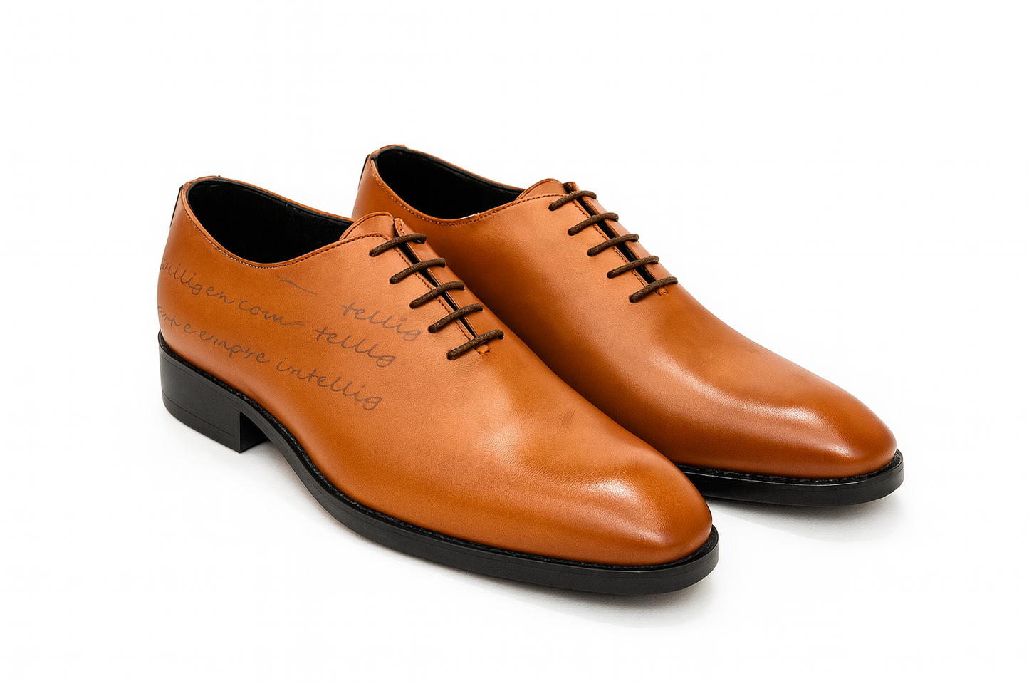 WHOLECUT LACEUP- TAN