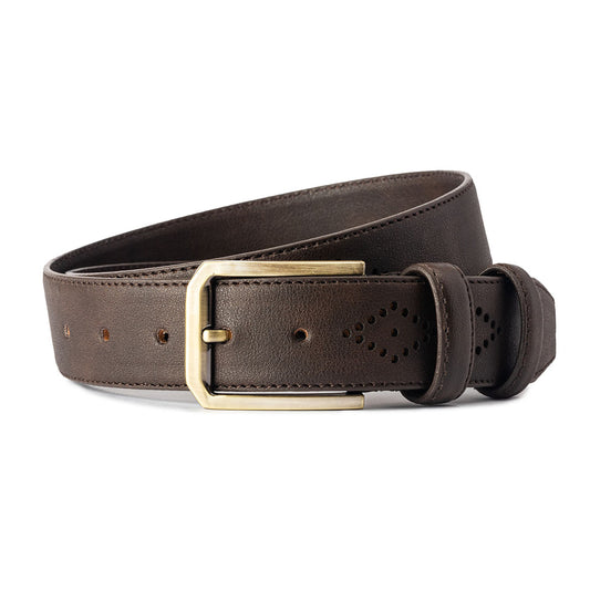Perforated belt- Brown