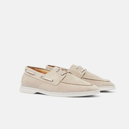 BOAT SHOES-BEIGE