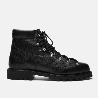 Textured Boot With Commando Out Sole