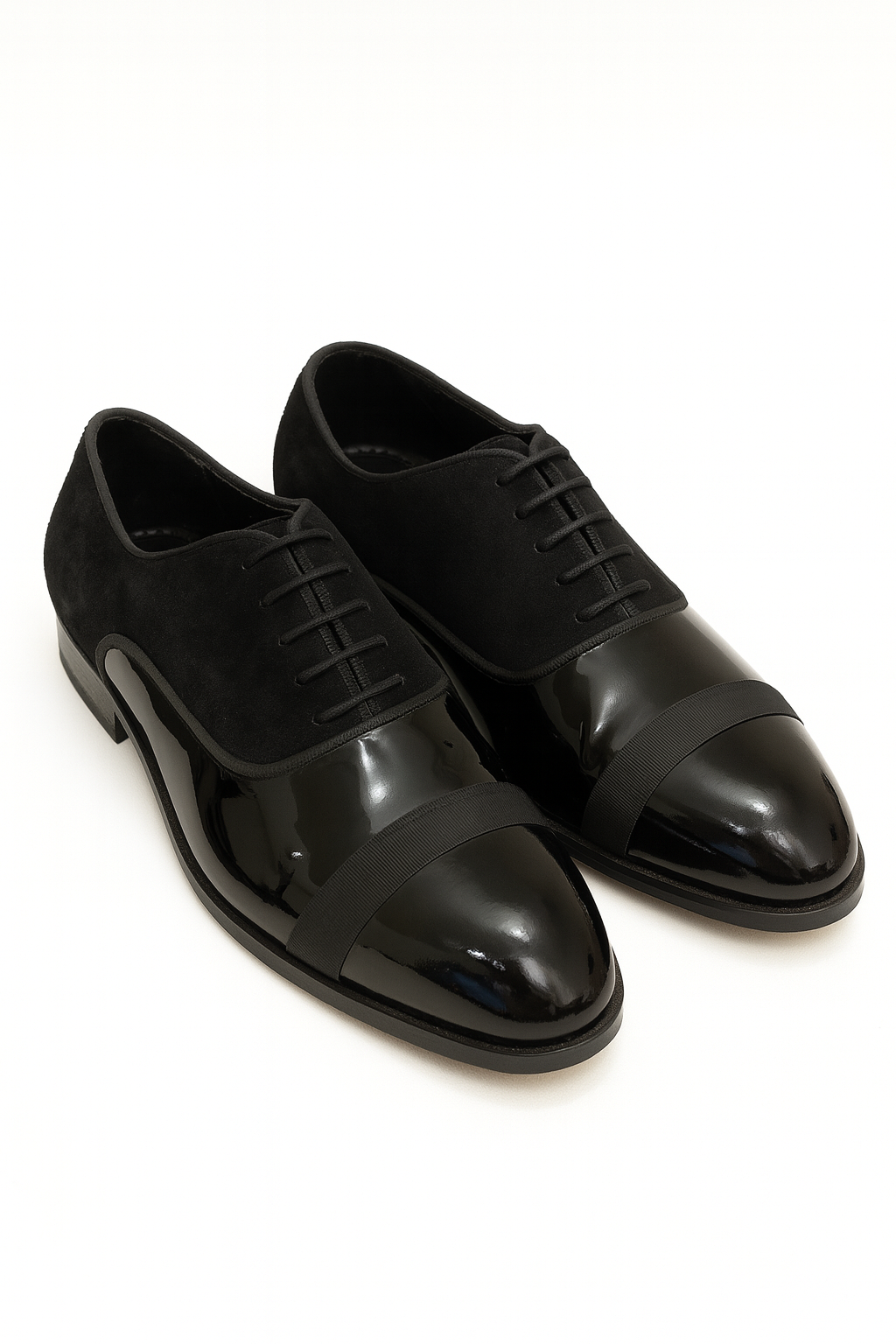 BLACK PATENT OXFORD