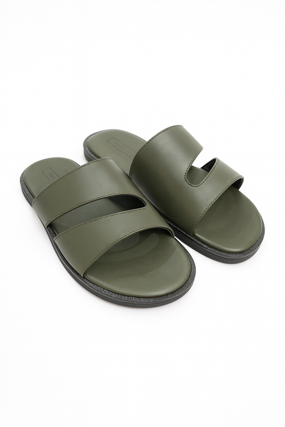 CROSSCUT SANDALS-GREEN