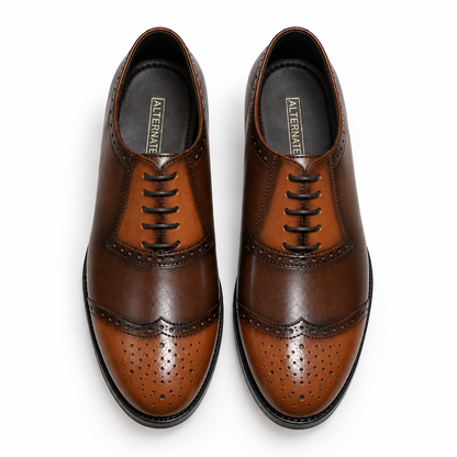 Two-Tone Wingtip Brogues