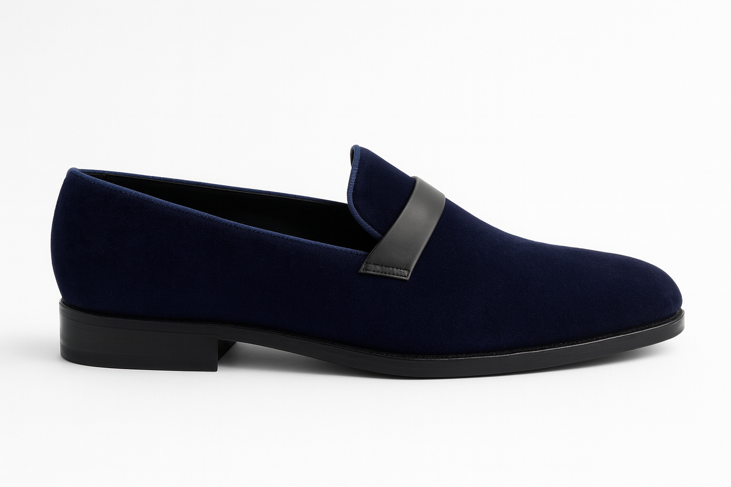 MIDNIGHT VELVET LOAFER- NAVY