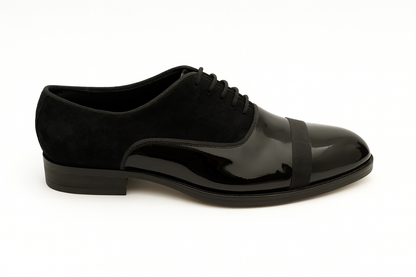 BLACK PATENT OXFORD