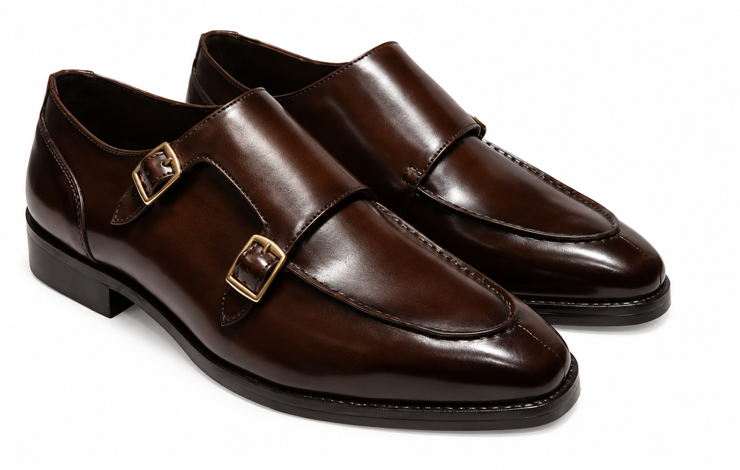 Monk straps shoes - brown