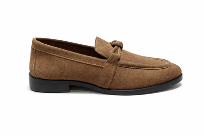 KNOT SLIP-ONS IN SUEDE- BIEGE