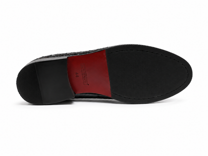 THE WEAVE LOAFER-BLACK