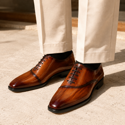 Patina oxford- tan