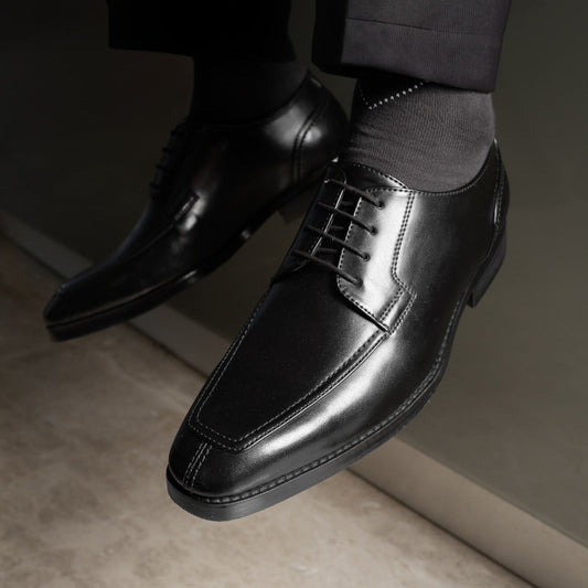 DERBY LACE UPS - BLACK