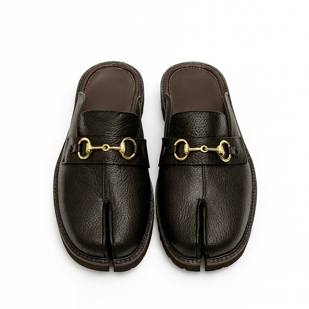 TABI-TOE MULES-BLACK