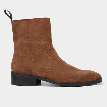DESERT SUEDE ANKLE BOOTS-TAN