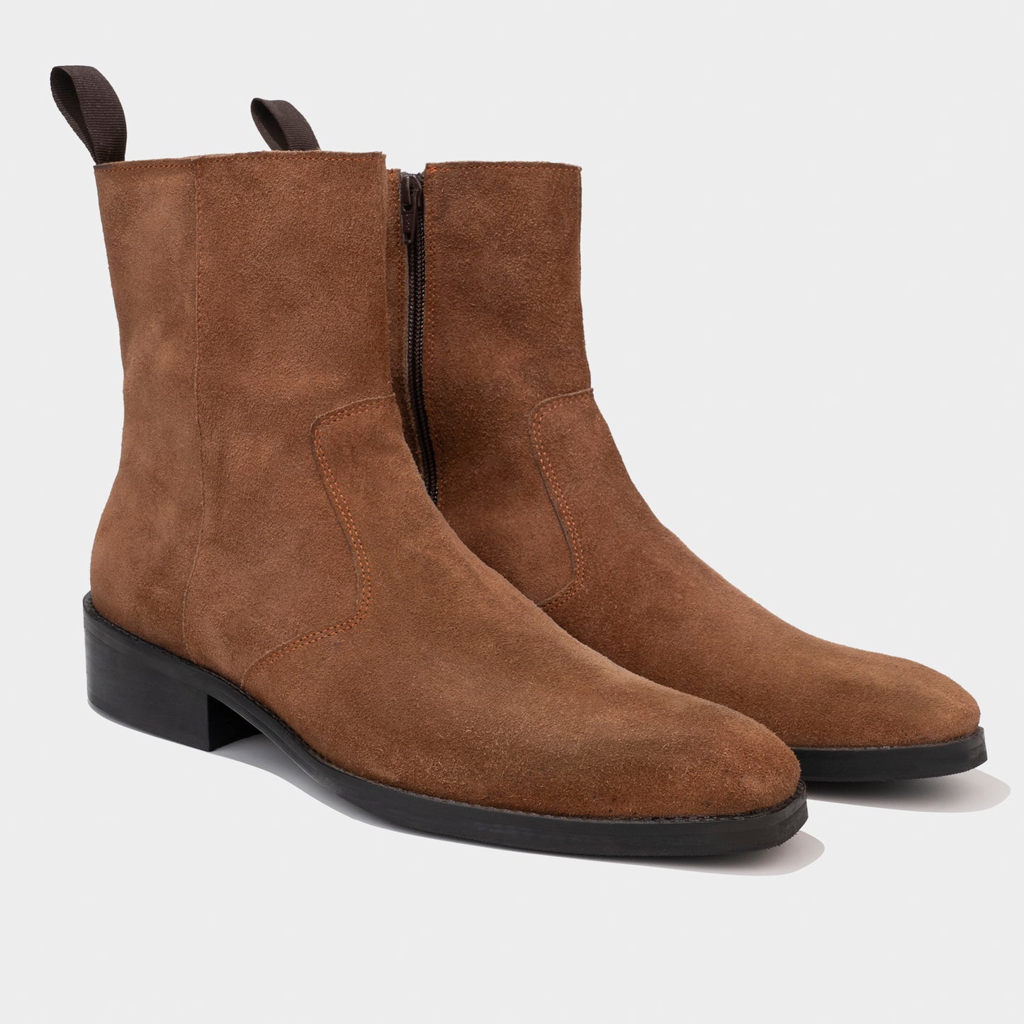 DESERT SUEDE ANKLE BOOTS-TAN